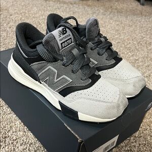 New Balance 997R Youth Sneakers - Gray and Black